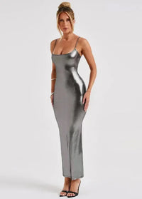 Silver bodycon dress Dress Tailor