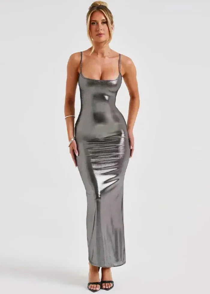 Silver bodycon dress Dress Tailor