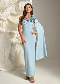 Sky blue ceremony dress S Dress Tailor