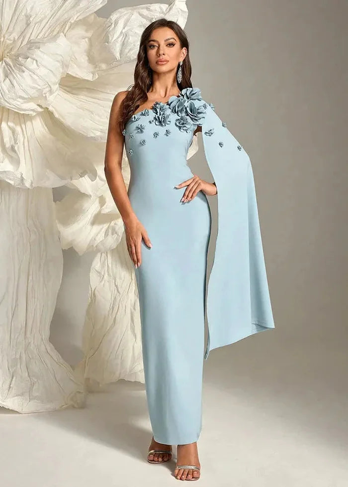Sky blue ceremony dress S Dress Tailor
