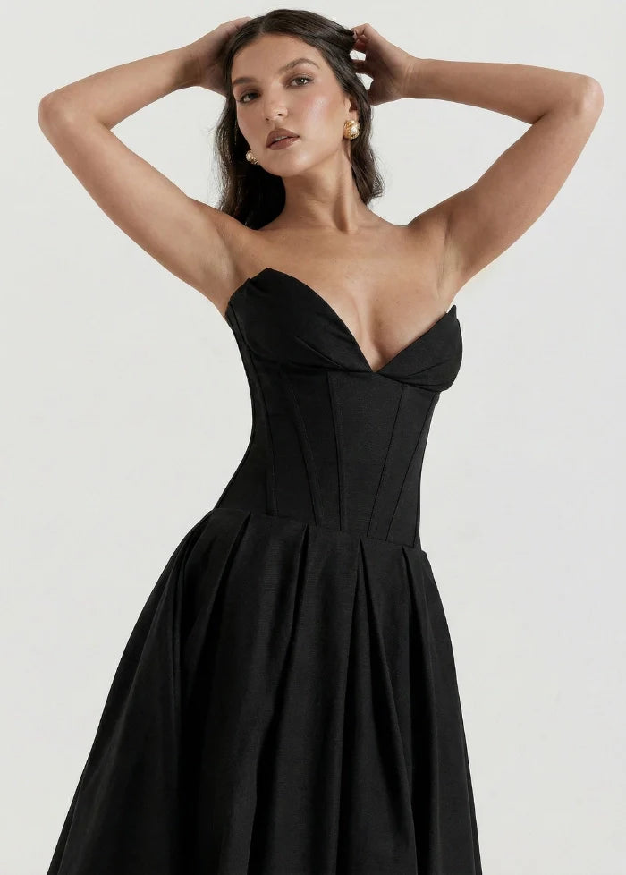 Strapless maxi dress Dress Tailor