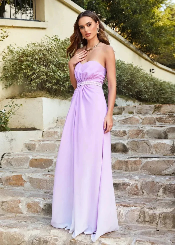 Strapless pink dress Dress Tailor