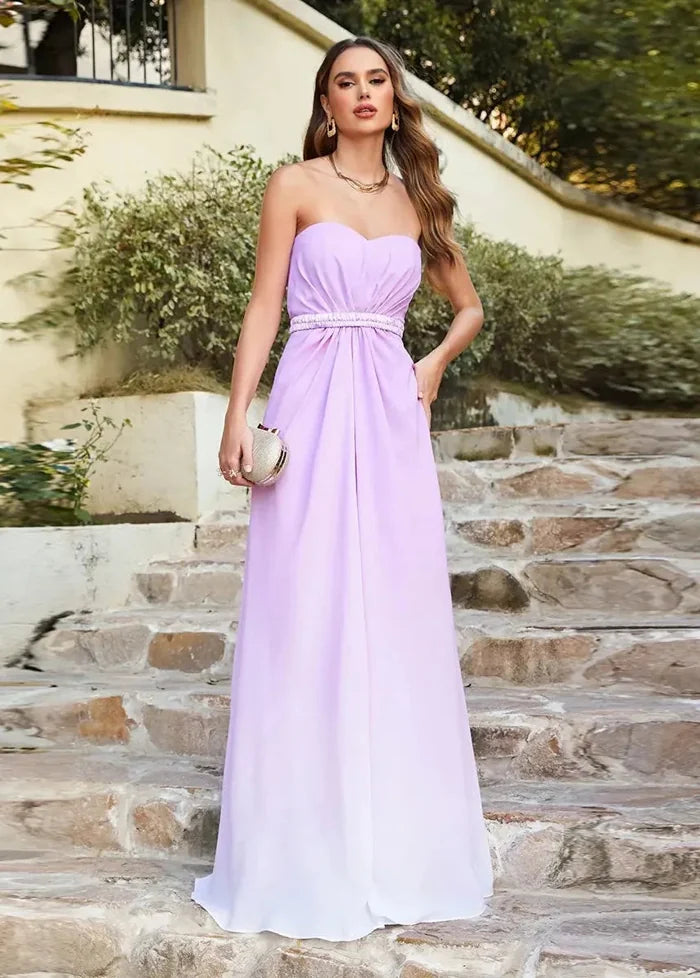 Strapless pink dress Dress Tailor