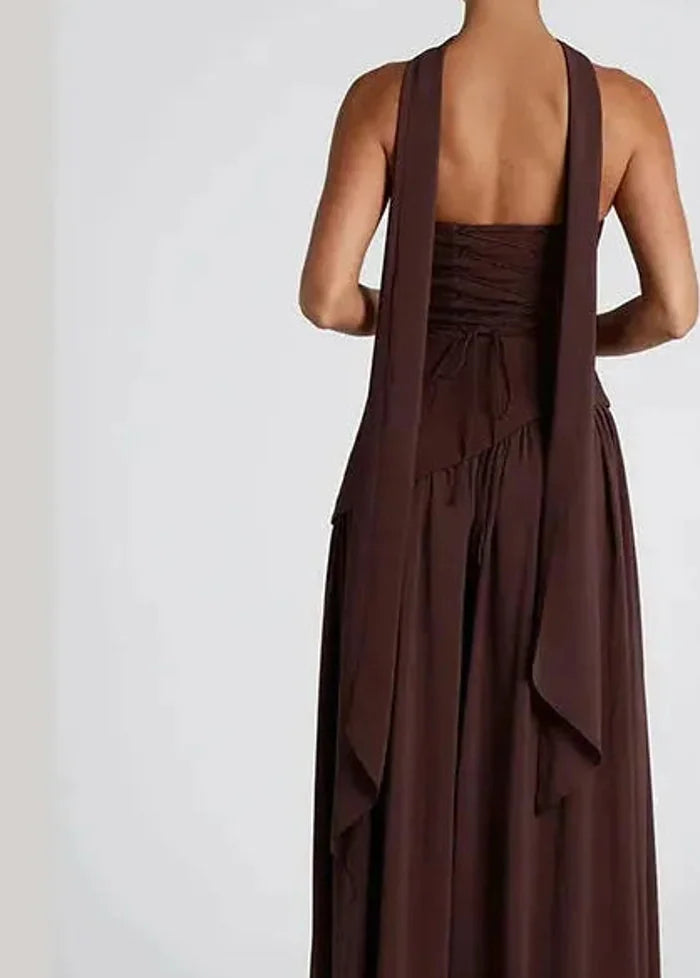 Strapless slit dress Dress Tailor