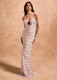 Stylish polka dot dress S Dress Tailor