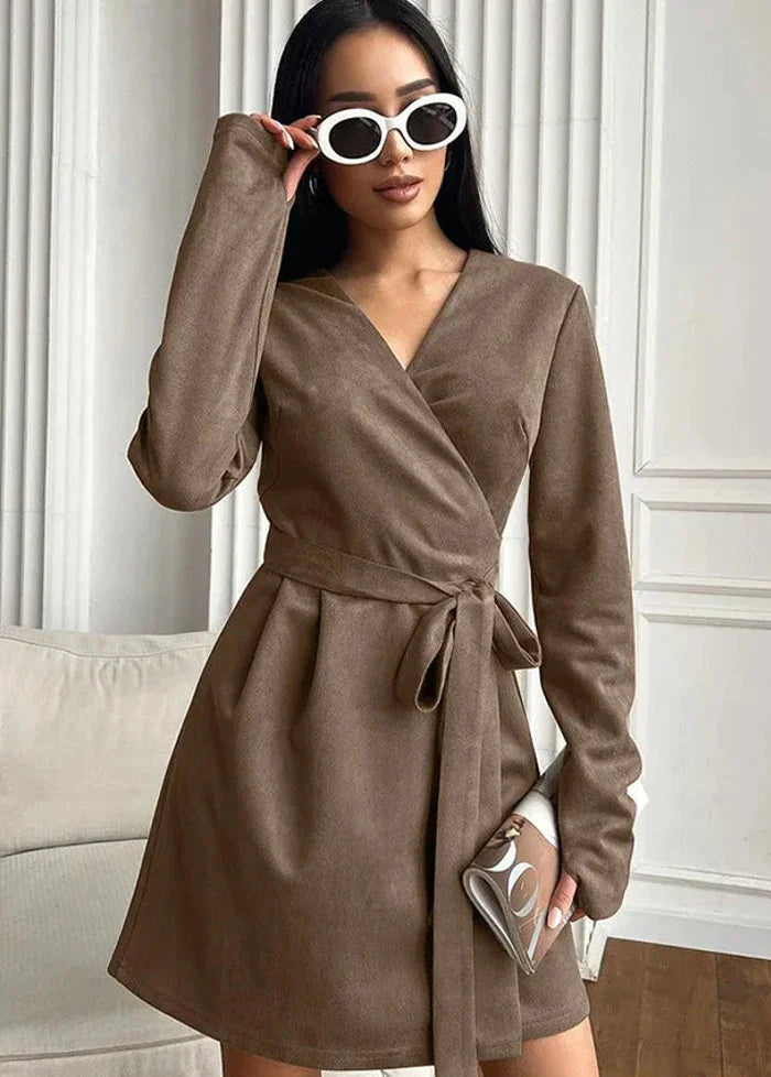 Suede gown S Dress Tailor