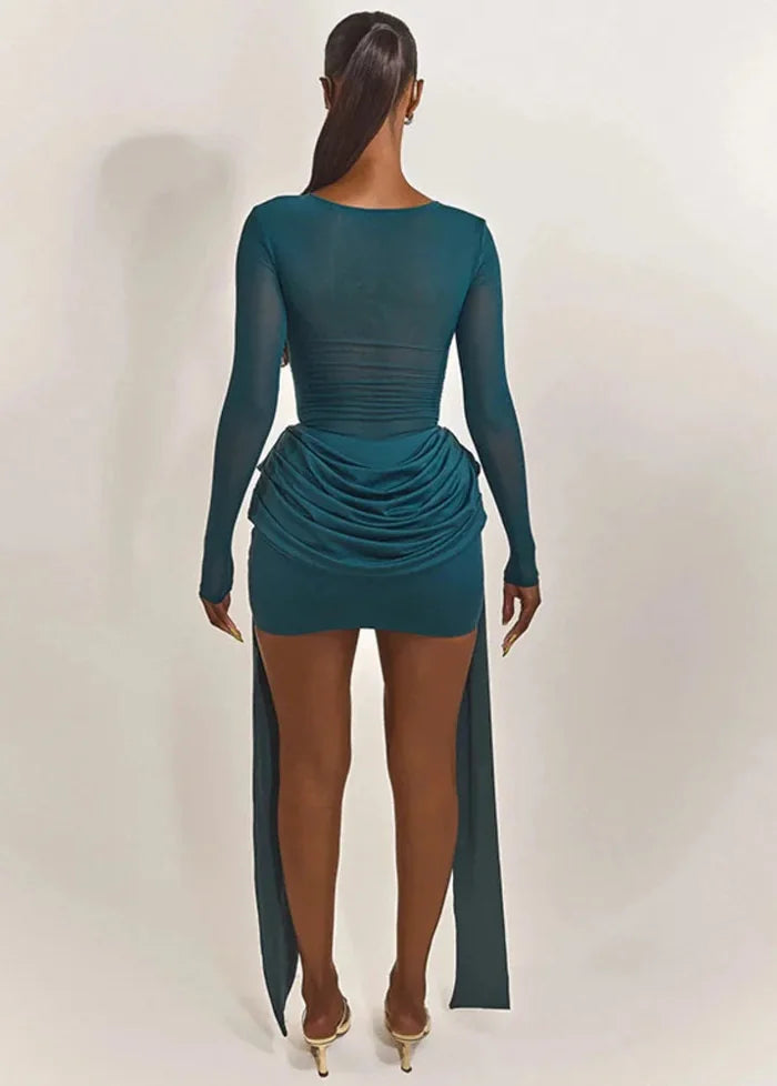 Teal blue dress Dress Tailor