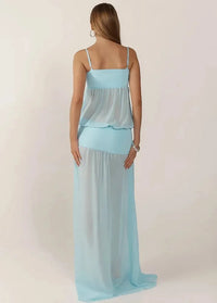 Transparent blue dress Dress Tailor