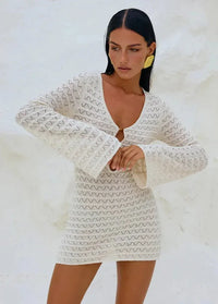 White beach dress Dress Tailor