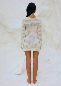 White beach dress Dress Tailor