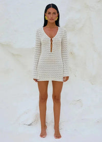 White beach dress Dress Tailor