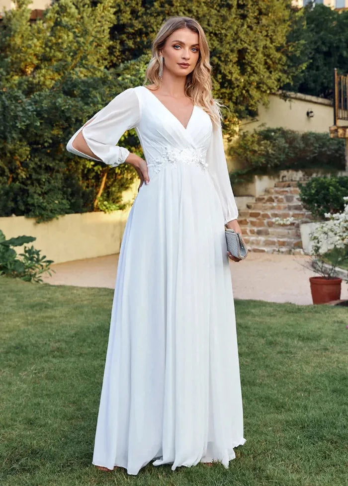 White dress for ceremony Dress Tailor