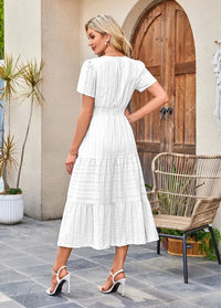 White dress with pocket Dress Tailor