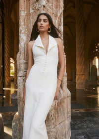 White party dress Dress Tailor